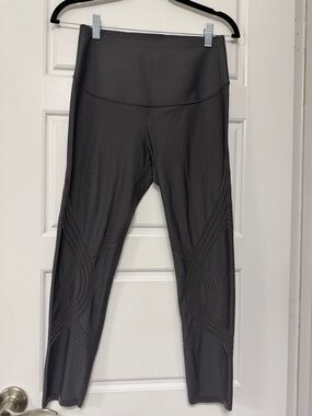 Fanka High-Waist Charcoal Gray Workout Leggings